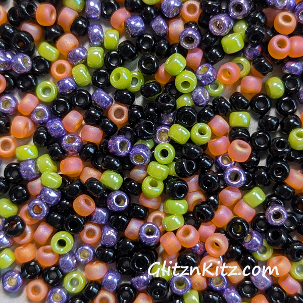 Ghoulish - Sz 8 Seed Bead Mix