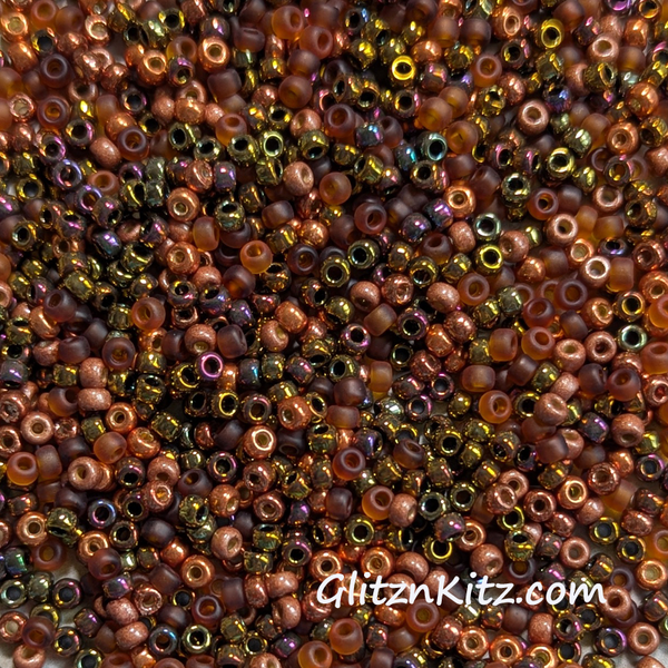 Toast to Autumn - Sz 8 Seed Bead Mix