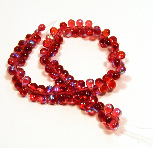 4X6mm Drops - Fuchsia AB