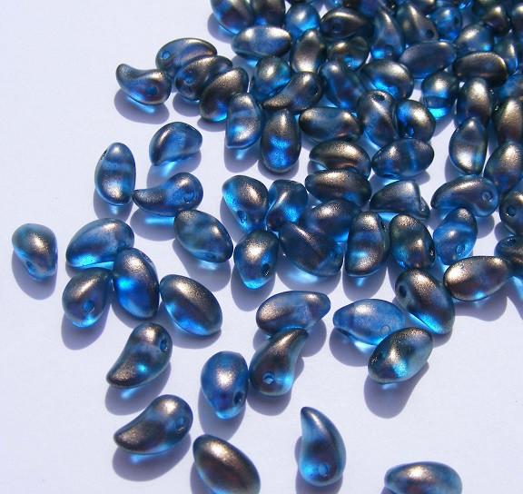 Halo Celestian Turq  6X4mm Petals