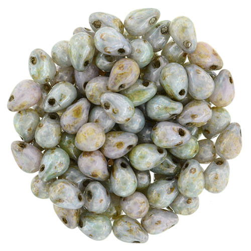 4X6mm Drops - Op Ultra Luster Green