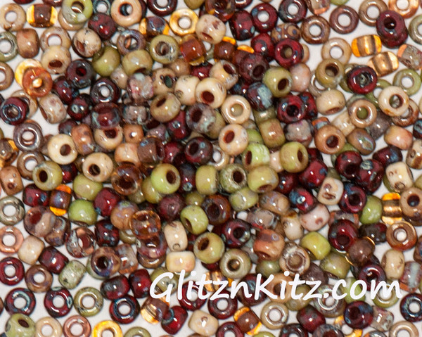 Picasso Cobblestone - Sz 8 Seed Bead Mix
