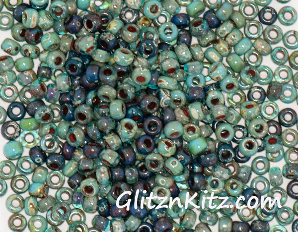 Picasso Marina - Sz 8 Seed Bead Mix