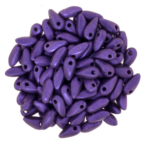 Mini Daggers - Metallic Suede Purple