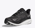 W Hoka Clifton 9 Black/White