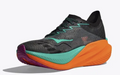 W Hoka Mach X 2 Black/Electric Aqua