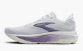 W Brooks Ghost 18 White/Purple Hebe/Green