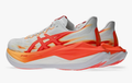 U Asics Superblast 3 White/Orange Glow