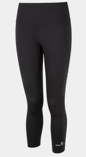 W Ron Hill Core Crop Tight Black