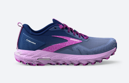 W Brooks Cascadia 17 Navy/Purple/Violet