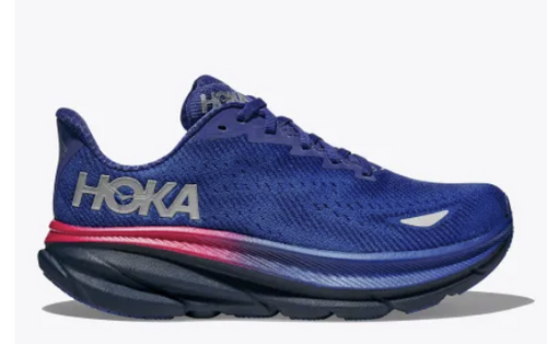 W Hoka Clifton 9 Goretex Blue/Pink