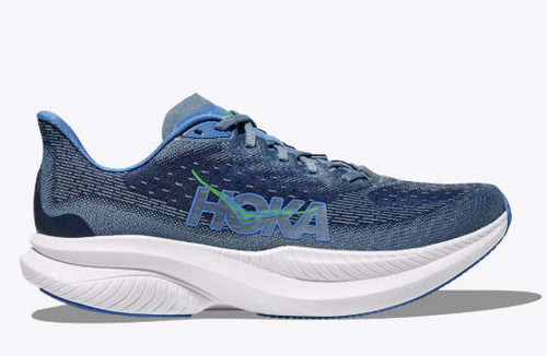 M Hoka Mach 6 Downpour/Thundercloud