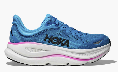 W Hoka Bondi 9 Skyward Blue/Neon Fuchsia
