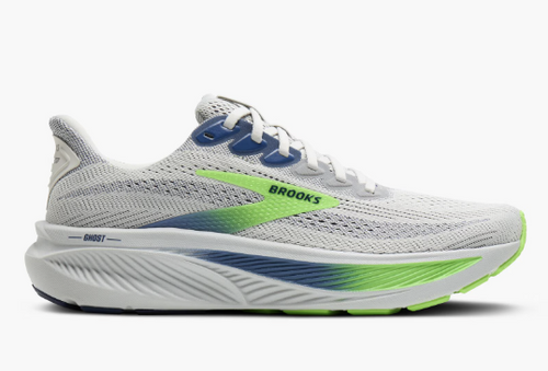 M Brooks Ghost 17 Oyster/Beacon Blue/Gecko