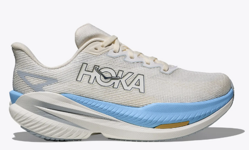 W Hoka Mach X 3 White/Alabaster