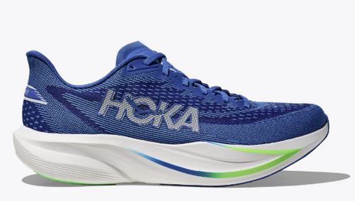 M Hoka Mach 7 Cobalt Blue/Neon Green