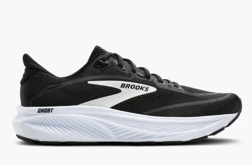 W Brooks Ghost 18 Black/Grey/White