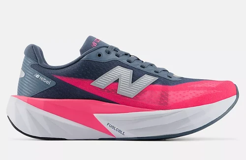 W New Balance FuelCell Rebel v5 Shadow Blue/Pink Heat