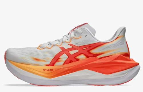 U Asics Superblast 3 White/Orange Glow