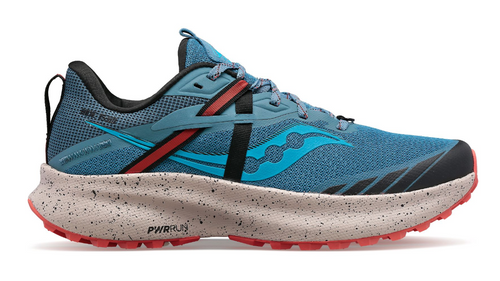 W Saucony Ride 15 Trail Blue