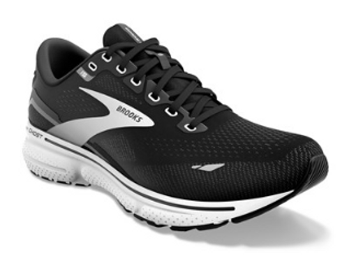 W Brooks Ghost 15 Black/White