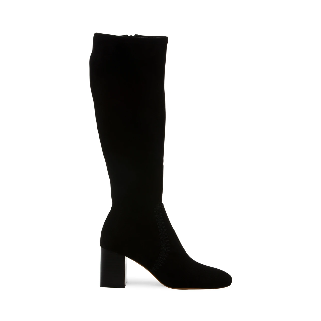 Schutz Women\'s Black Sarah Round Toe Boots, 10.5 B, NIB, MSRP : 238$ Perfect Stretch Boot 30 | Water-Resistant Black Suede  main image 2