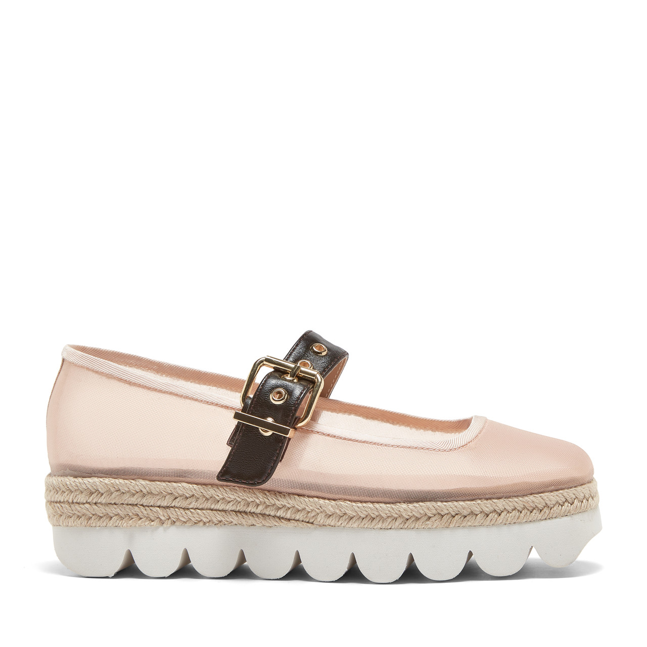 ★ PAES★ l Stud Mary Jane Mint M06-MSMJM MIMESH Mary Jane Nude - Silent D