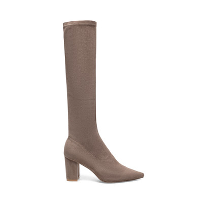 Taupe Stretch Microsuede