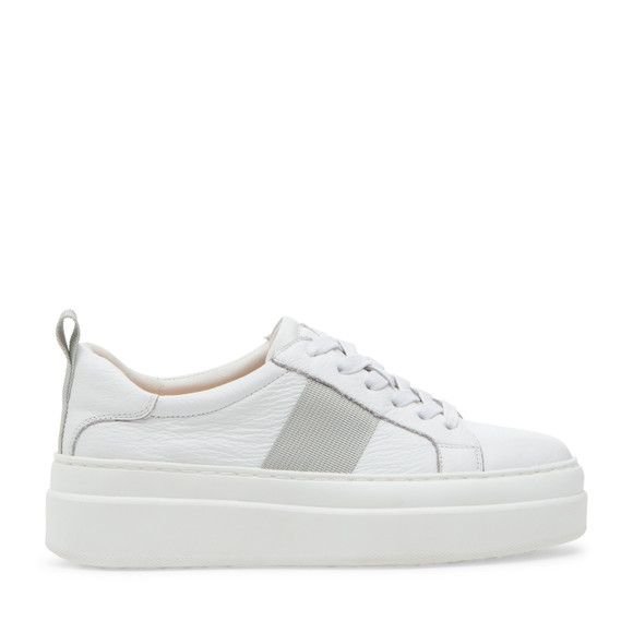 White Silver Leather