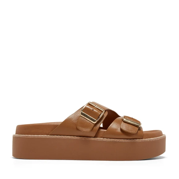 GIZELLA Sandal Dark Tan