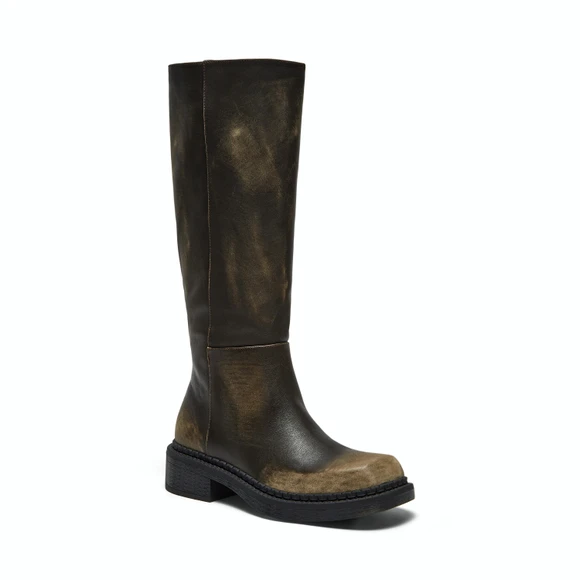 POLI Boot Brown Brush Off