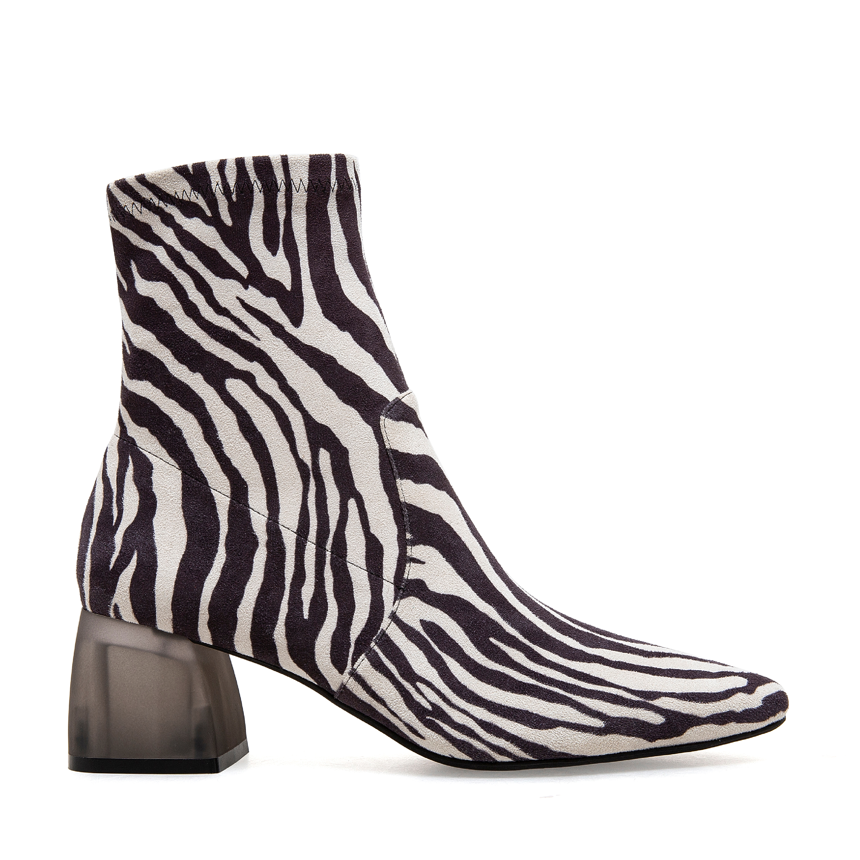 Zebra Stretch Microsuede