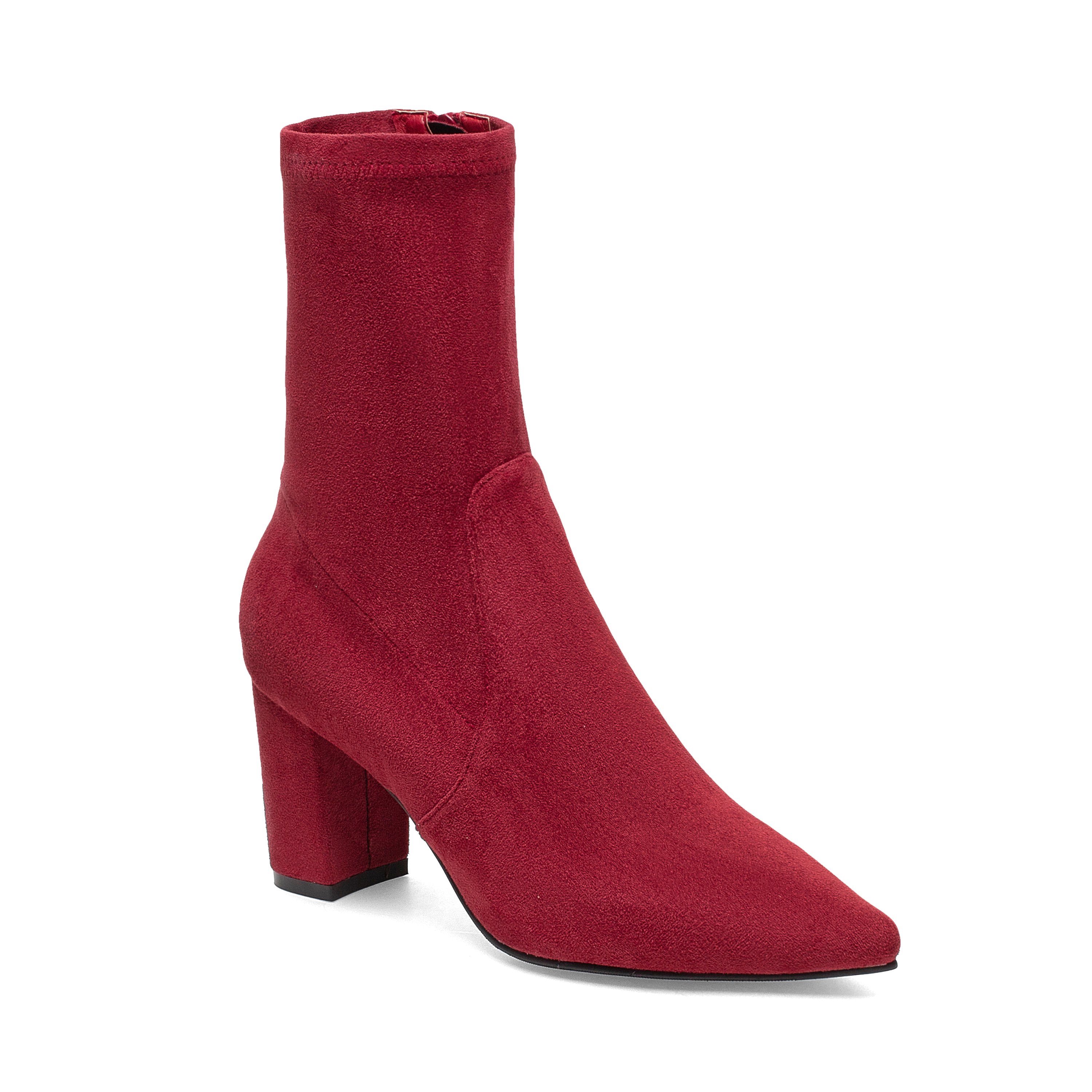 Lucious Red Stretch Microsuede