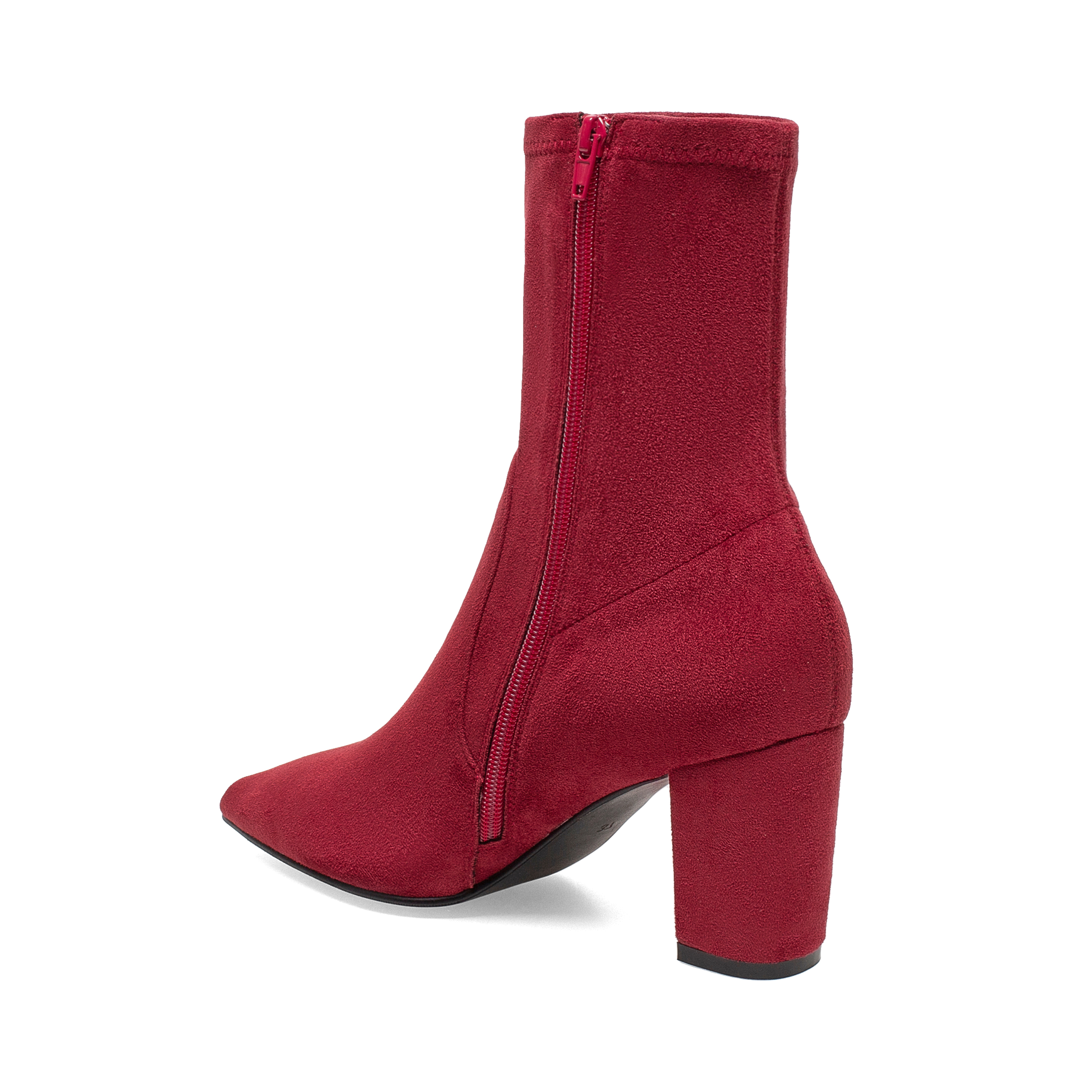 Lucious Red Stretch Microsuede