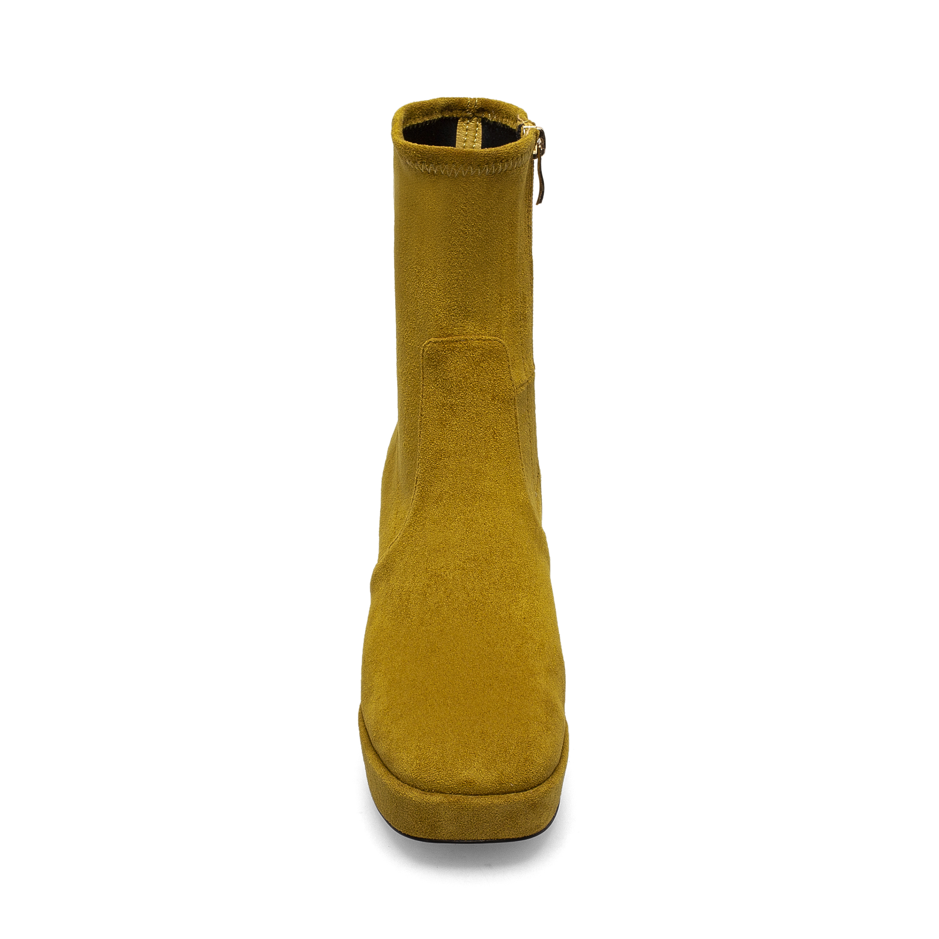靴 YELLO DEFORMED SHORT BOOTS YELLO / BEAKED SHORT BOOTS