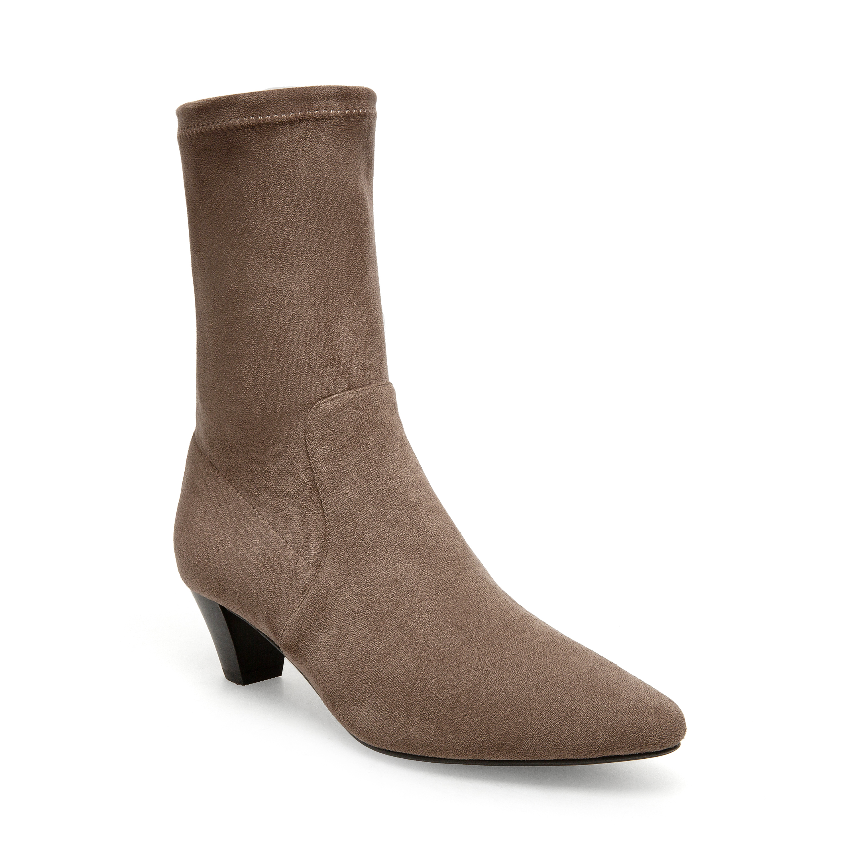 Taupe Stretch Microsuede