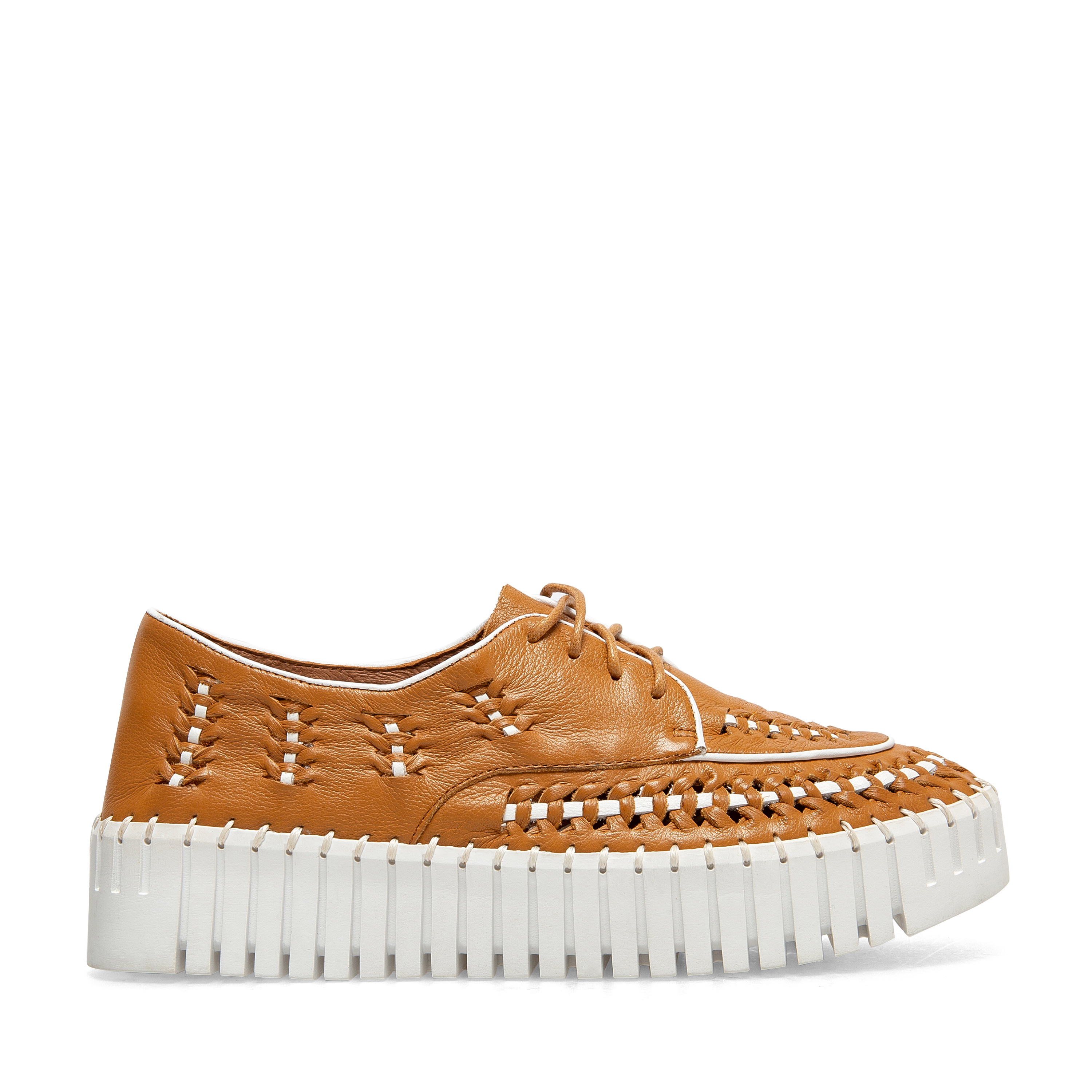 BRODIES Sneaker Tan White - Silent D