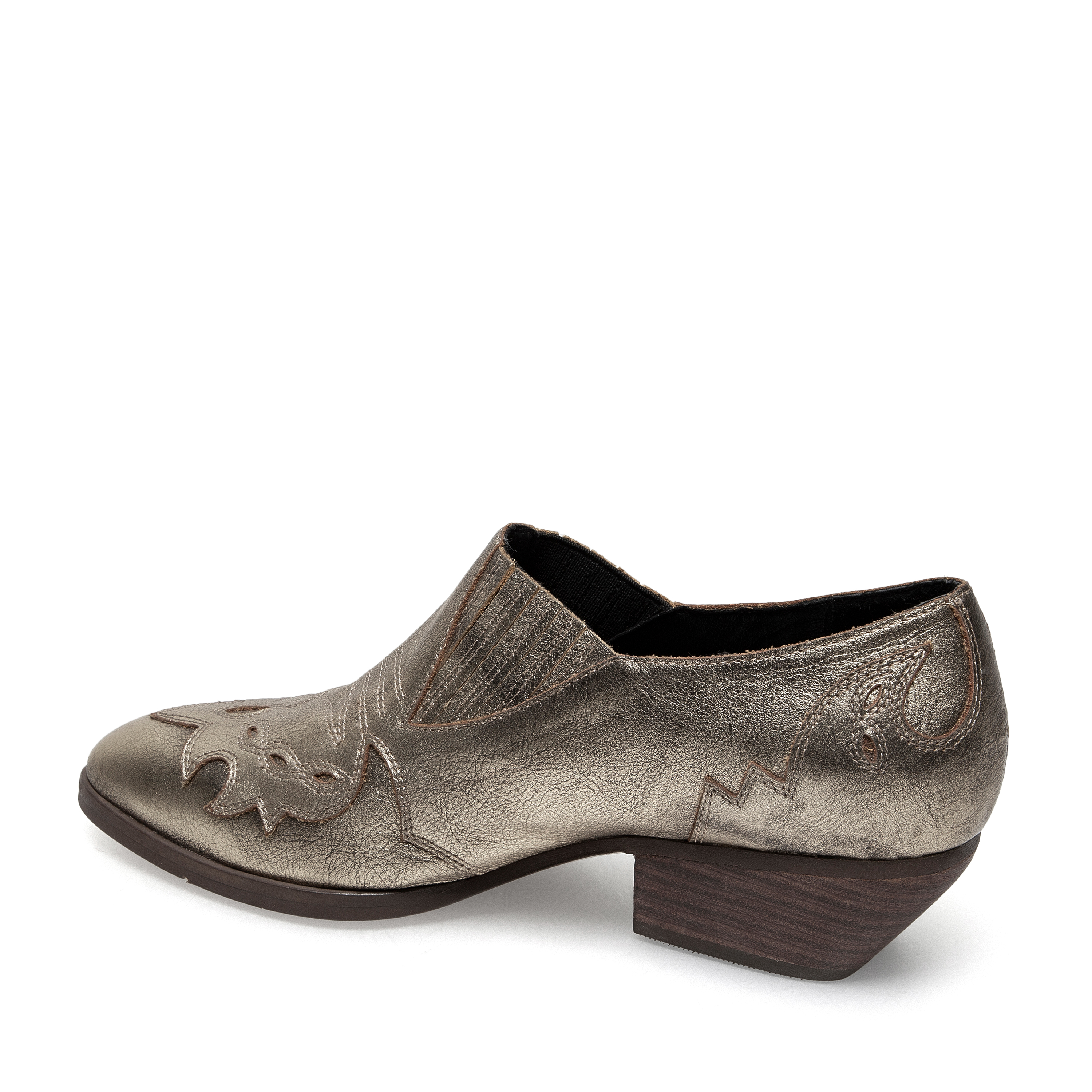 Gold Distressed Leather