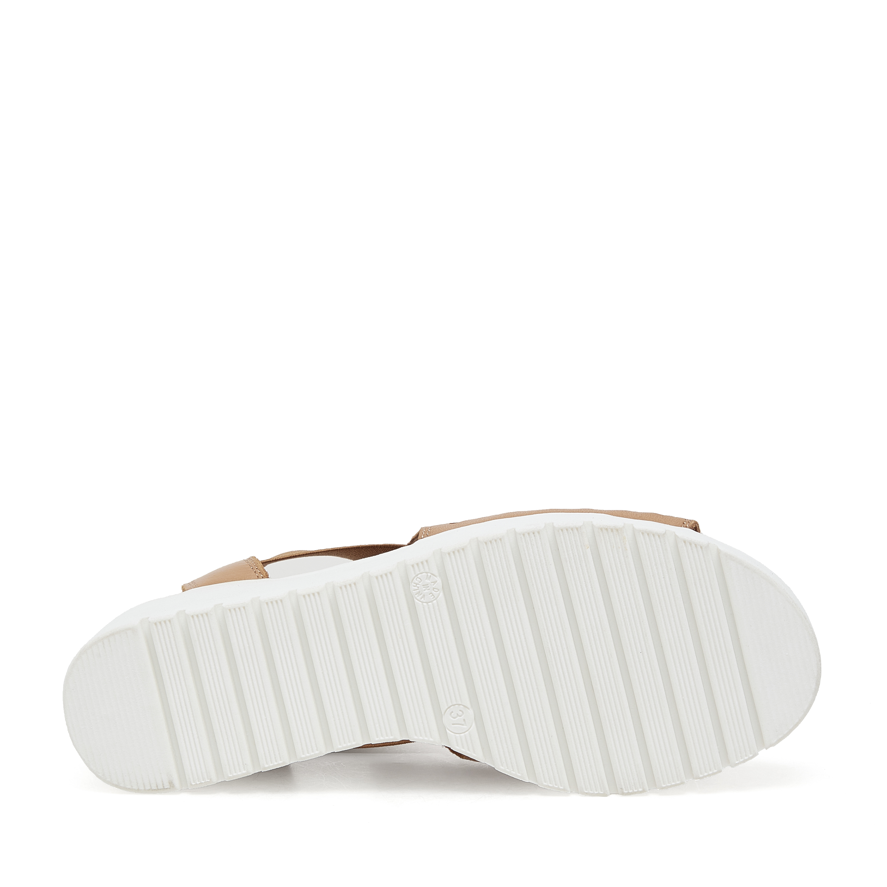 Dark Tan White Leather Dark Tan White Leather