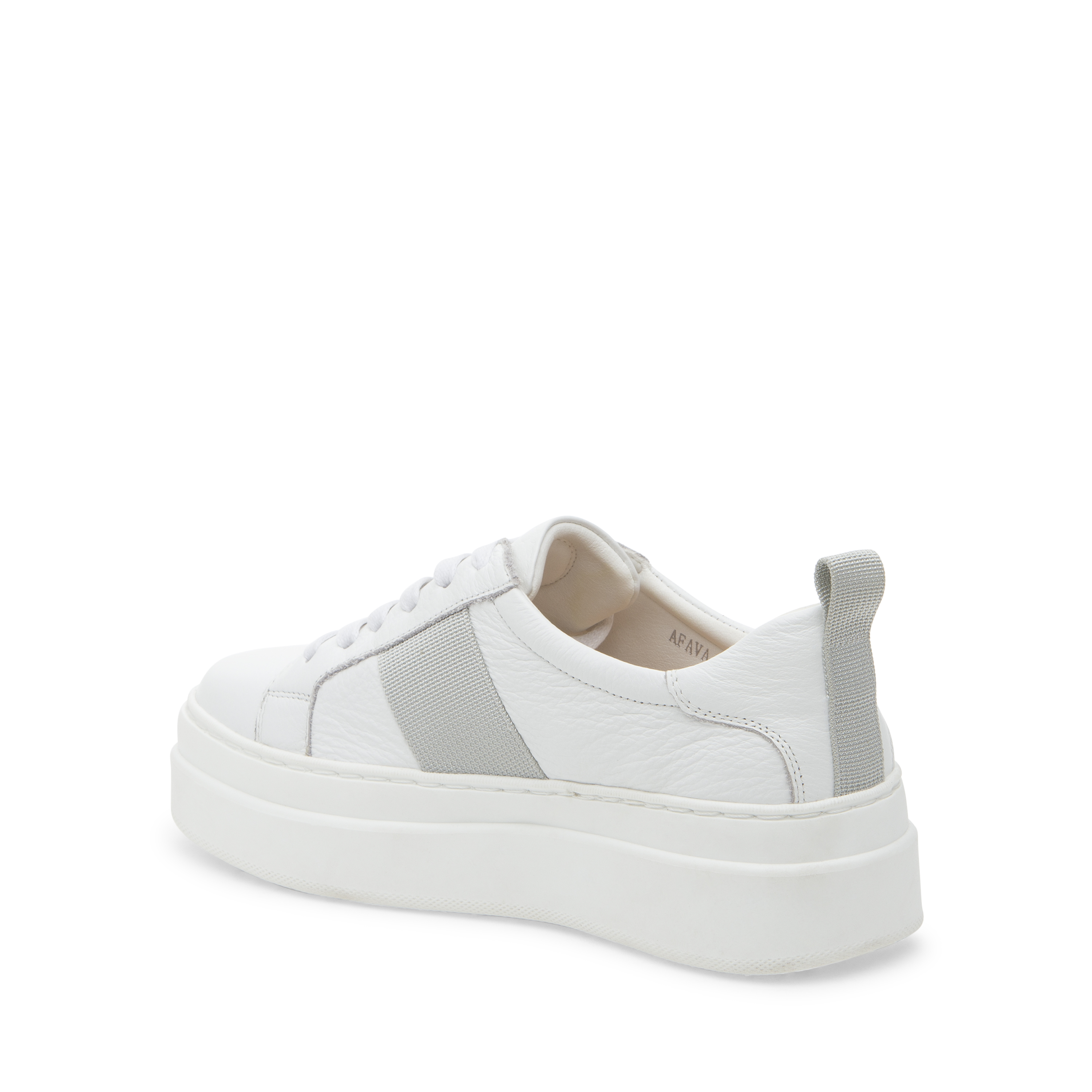 White Silver Leather