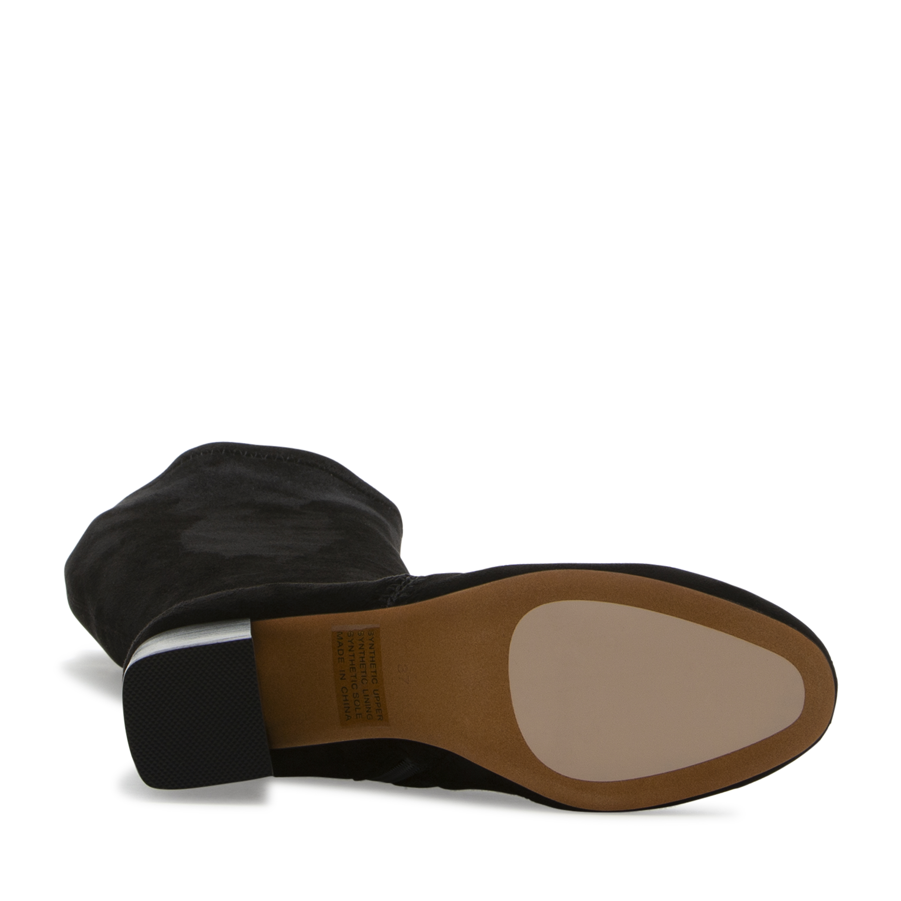 Black Stretch Microsuede