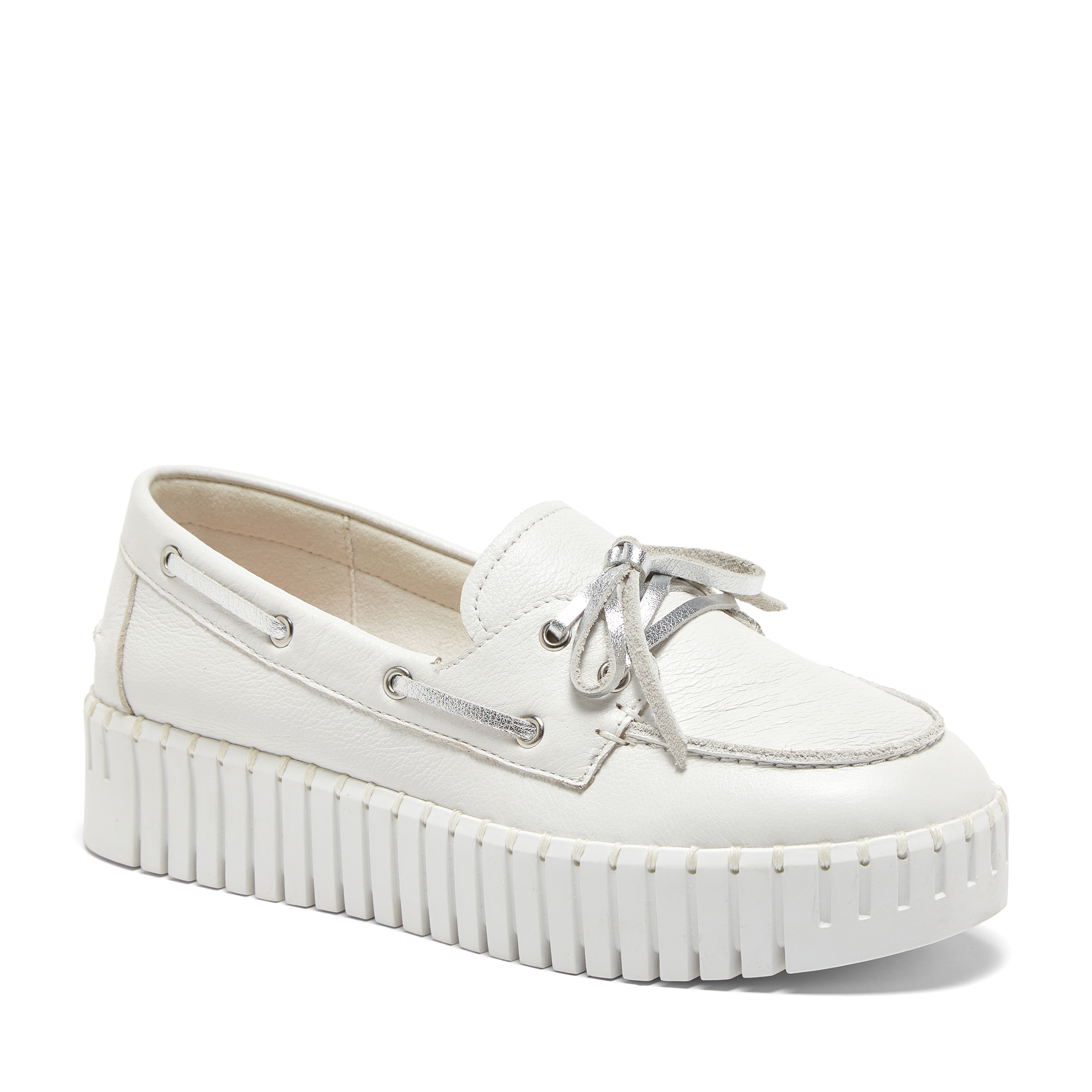 White Silver Leather White Silver Leather