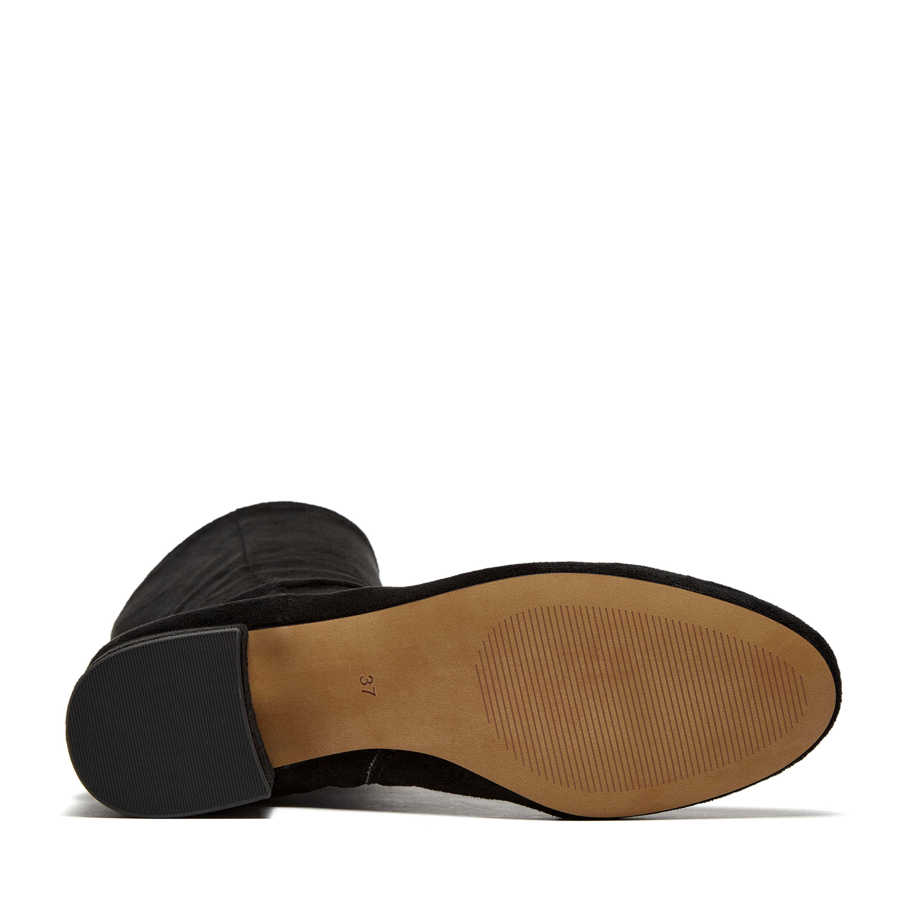 Black Stretch Microsuede