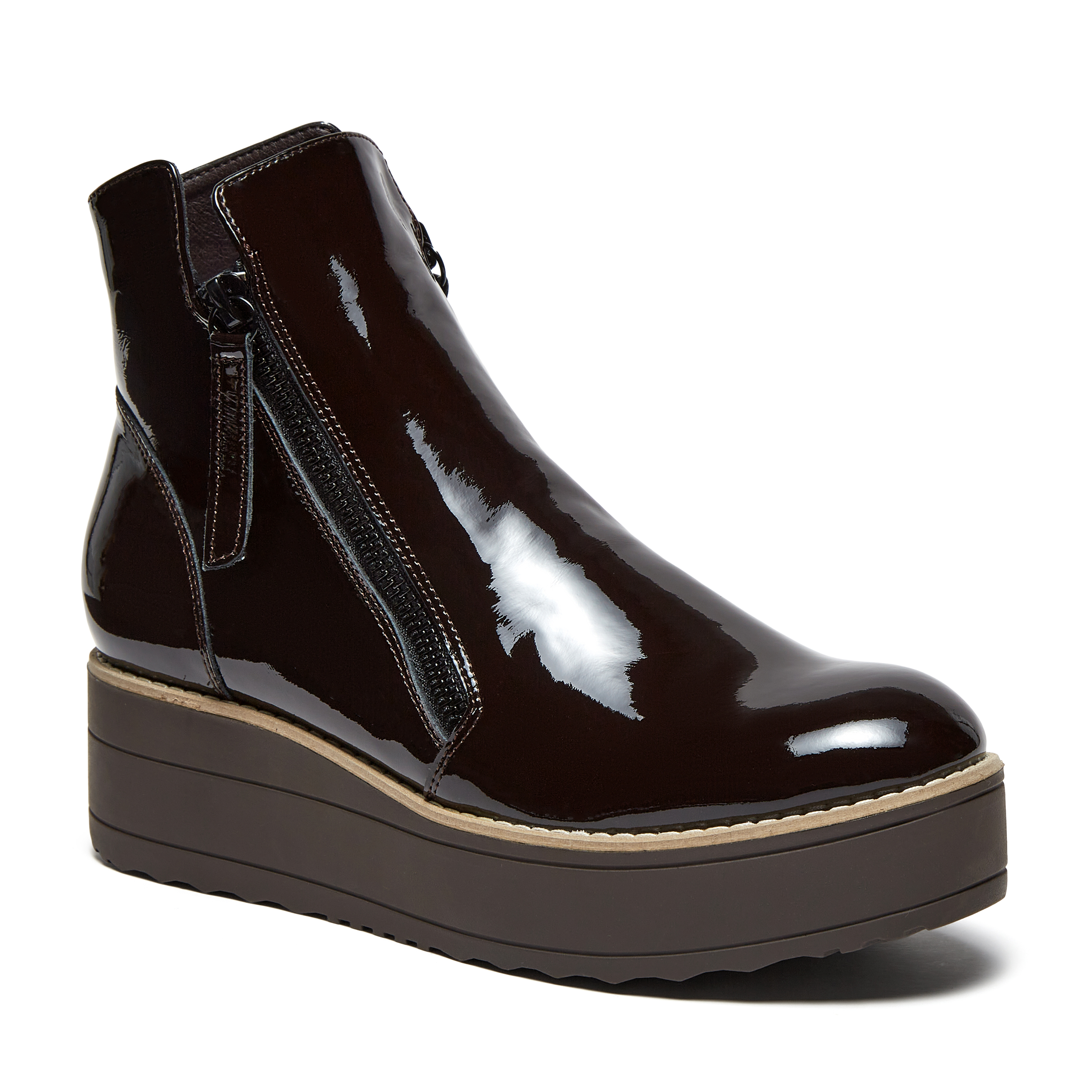 NENE Boot Chocolate Patent - Silent D