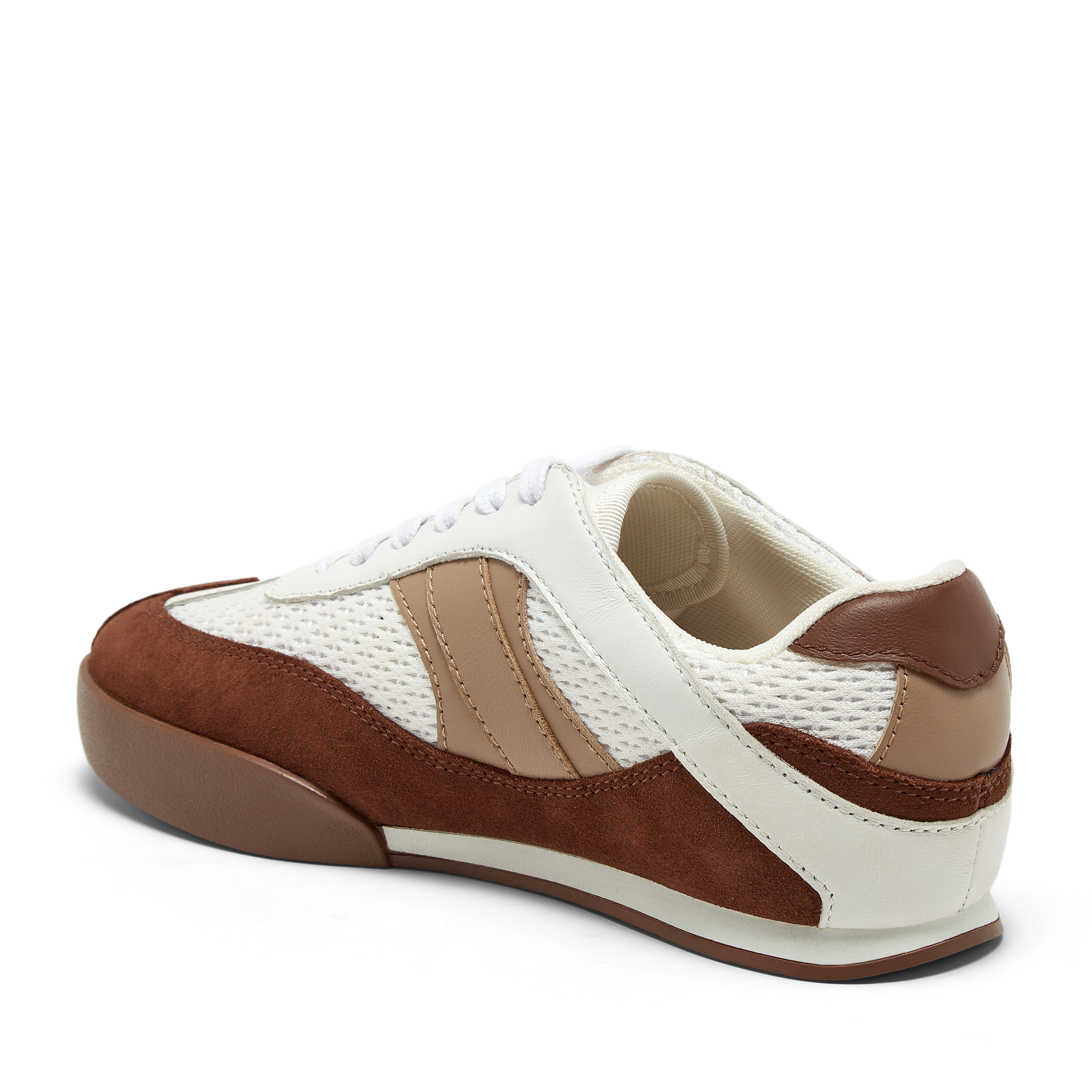 CLAY Sneaker Cognac White