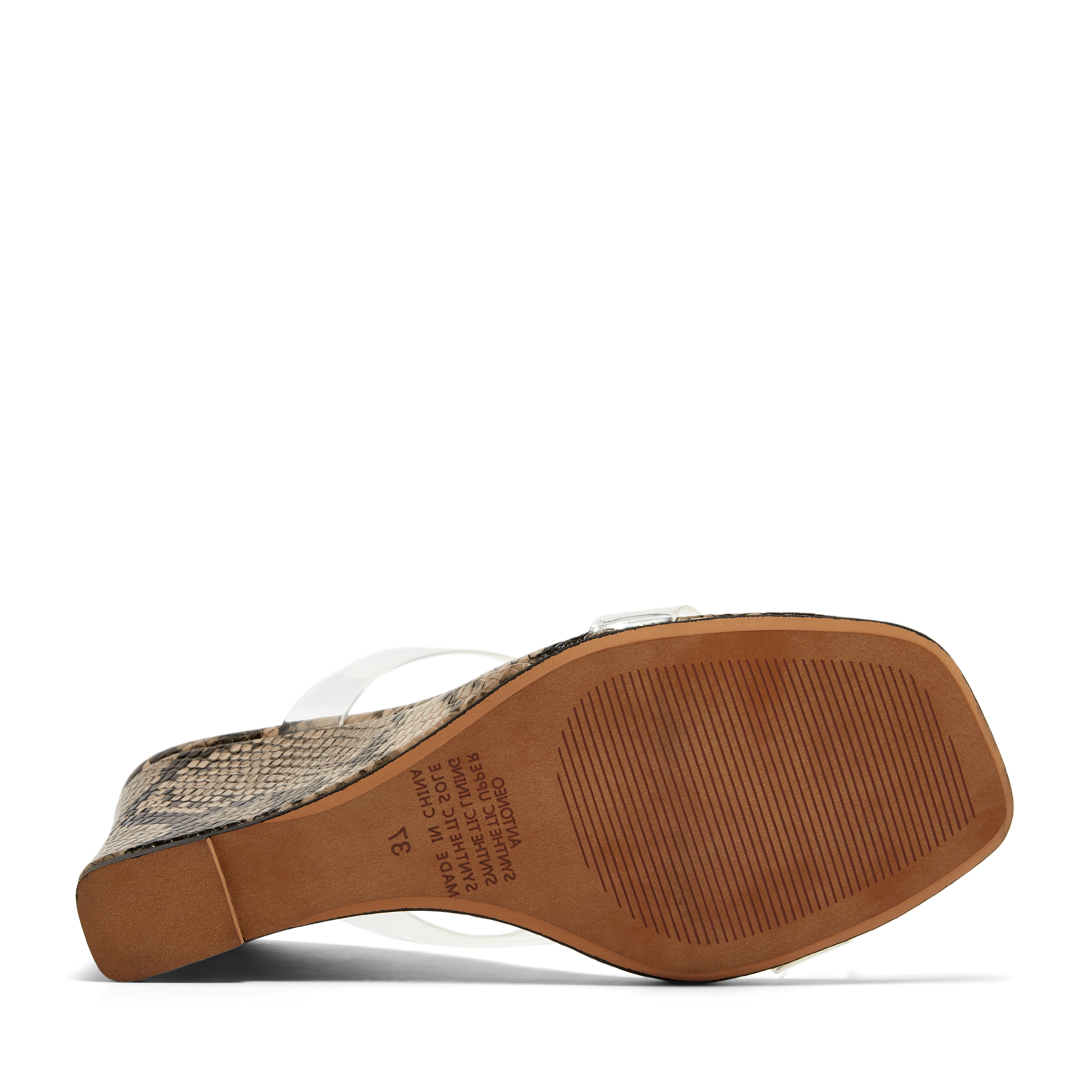 ANTONEO Sandal Clear Snake