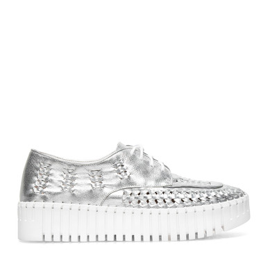 BRODIES SNEAKER PEWTER LEATHER Silent D Brodies Sneaker Pewter Leather main image 3