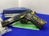 Colt MK IV Series 70 Gov .45 ACP Blue 5" *STRIKING 24K GOLD-PLATED ACCENT*