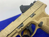 FN Reflex MRD 9mm FDE 3.25" *MATCH-GRADE HAMMER TRIGGER*-Micro Compact