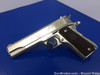 1950 Colt Government Commercial Model SUPER RARE NICKEL 45acp
